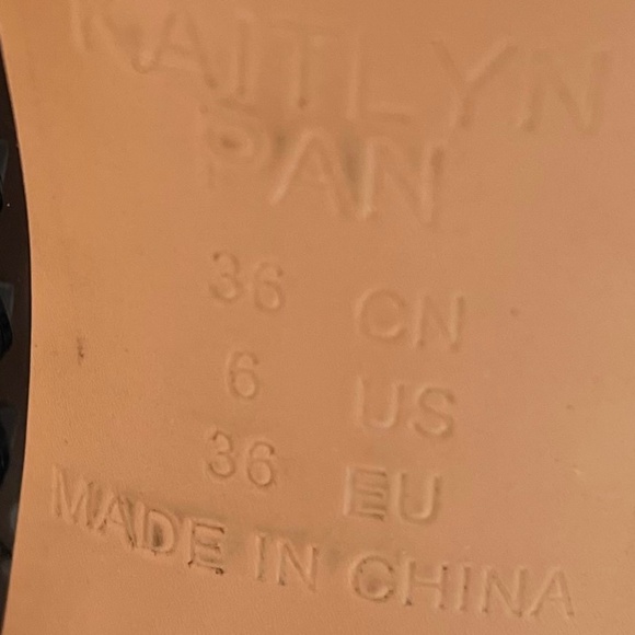 Kaitlyn Pan | Shoes | Kaitlyn Pan Black Rock Studded Heels Size 6 - Picture 9 of 9